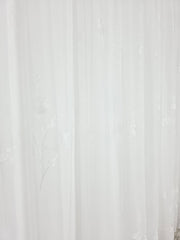 Perdea alba din material plin ca textura, model Rita