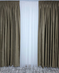 Perdea Mirelia albă cu sidef, material plin ca textura