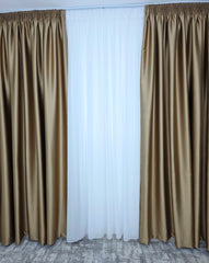 Draperie Paris blackout 100% opacă pe culoarea caramel