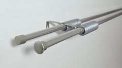 Galerie America metal pentru perdea si draperie, grosime de 19mm, accesorii incluse