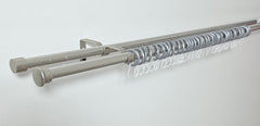 Galerie America metal pentru perdea si draperie, grosime de 19mm, accesorii incluse