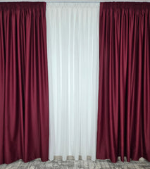 Draperie simpla bordo blackout 98%