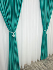 Draperie gri mediu din catifea blackout 90%