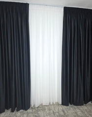 Draperie catifea neagra Blackout 90%