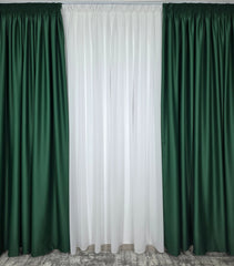 Set Recomandat pentru Camere in Nuante de Verde, Gri, Auriu si Alb - Colectia Blackout btn810 - Confectionat pe Comanda Casablanca Magazin