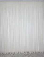 Perdea Majestic Crem Din Borangic Cu Sidef Auriu