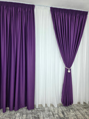 Draperie simpla mov blackout 98%