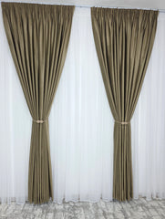 Perdea Mirelia albă cu sidef, material plin ca textura