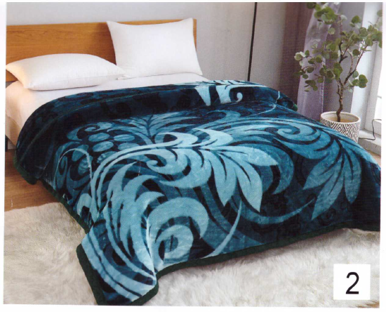 Patura cu o textura pufoasa, Turcoaz, dimensiune 200x230, cod: P89
