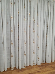 Perdea confectionata din in,material plin ca textura, nesifonabila, crem cu forme geometrice Alisa - CASABLANCA Perdea confectionata din in,material plin ca textura, nesifonabila, crem cu forme geometrice Alisa Casa Blanca Curtains & Drapes 45.00 CASABLANCA  CASABLANCA