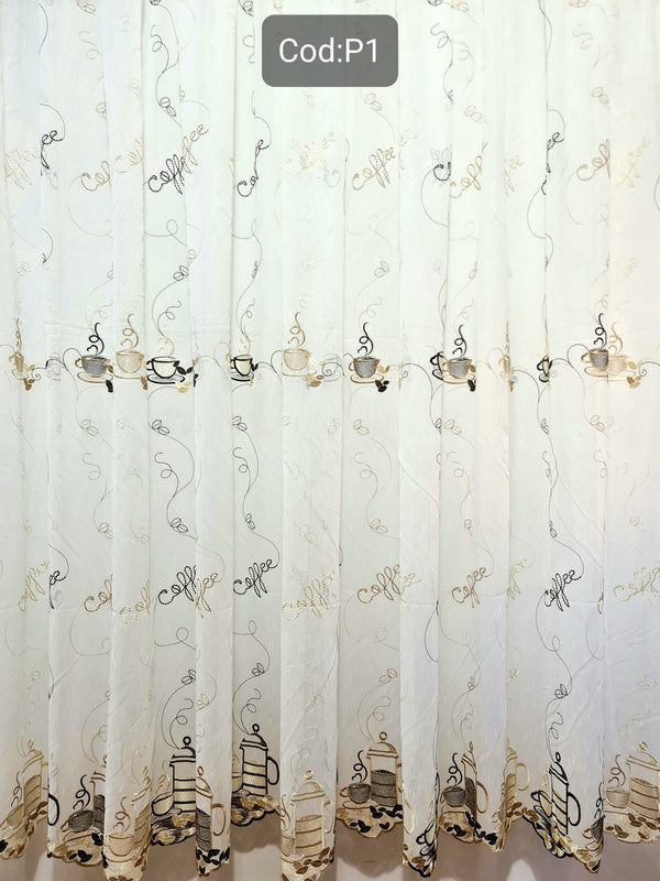 Perdea bucatarie Cod: B1 - CASABLANCA Perdea bucatarie Cod: B1 Casa Blanca Curtains & Drapes 50.00 CASABLANCA  CASABLANCA