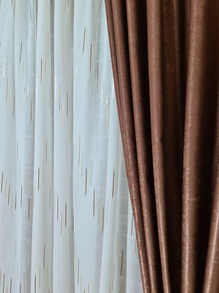 Draperie maro pecan - CASABLANCA Draperie maro pecan Casa Blanca Curtains & Drapes 45.00 CASABLANCA  CASABLANCA