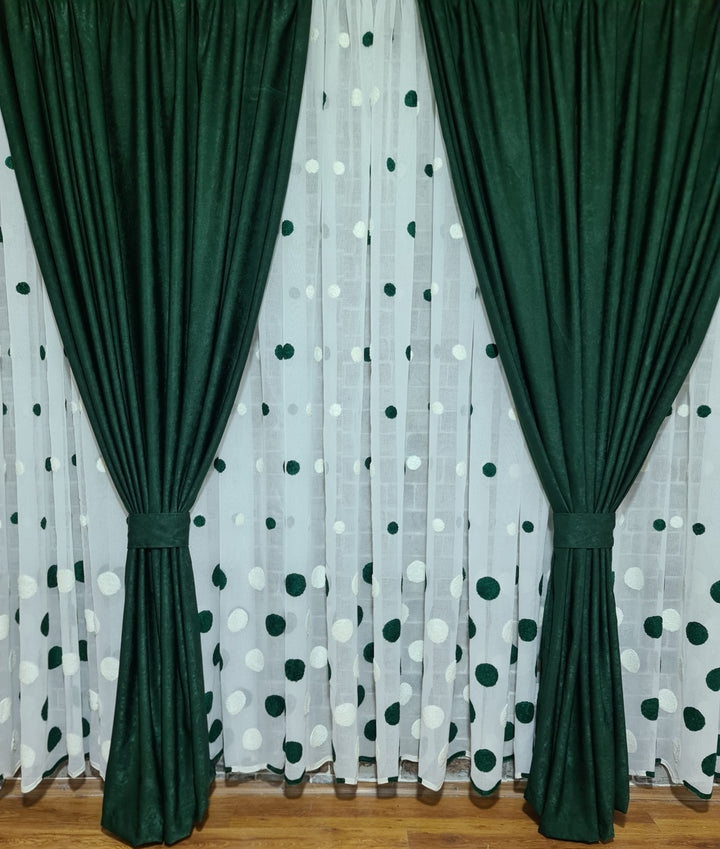 Draperie soft verde smarald - CASABLANCA Draperie soft verde smarald Casa Blanca Curtains & Drapes 45.00 CASABLANCA  CASABLANCA