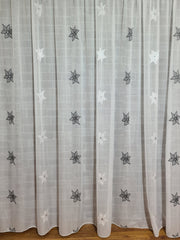 Perdea Carol Confectionata Din In,material plin ca textura, model floral - CASABLANCA Perdea Carol Confectionata Din In,material plin ca textura, model floral Casa Blanca Curtains & Drapes 45.00 CASABLANCA  CASABLANCA