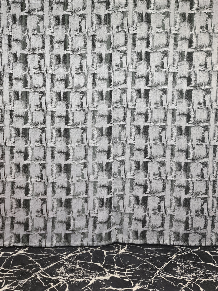 Draperie gri cu negru - CASABLANCA Draperie gri cu negru Casa Blanca Curtains & Drapes 60.00 CASABLANCA  CASABLANCA