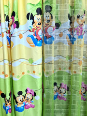 Set perdea si draperie pentru copii, model mickey si minnie - CASABLANCA Set perdea si draperie pentru copii, model mickey si minnie CasaBlanca  Curtains & Drapes 380.00 CASABLANCA  CASABLANCA