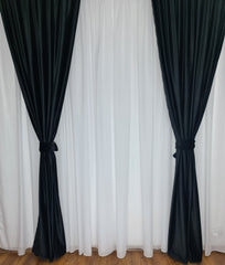 Draperie catifea neagra, potrivita pentru un design minimalist și elegant - CASABLANCA Draperie catifea neagra, potrivita pentru un design minimalist și elegant CASABLANCA Curtains & Drapes 80.00 CASABLANCA  CASABLANCA