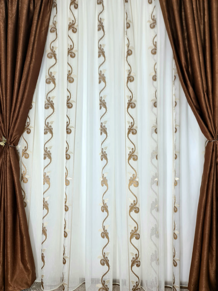 Set Perdea si Draperie Petronela - CASABLANCA Set Perdea si Draperie Petronela Casa Blanca Curtains & Drapes 330.00 CASABLANCA  CASABLANCA