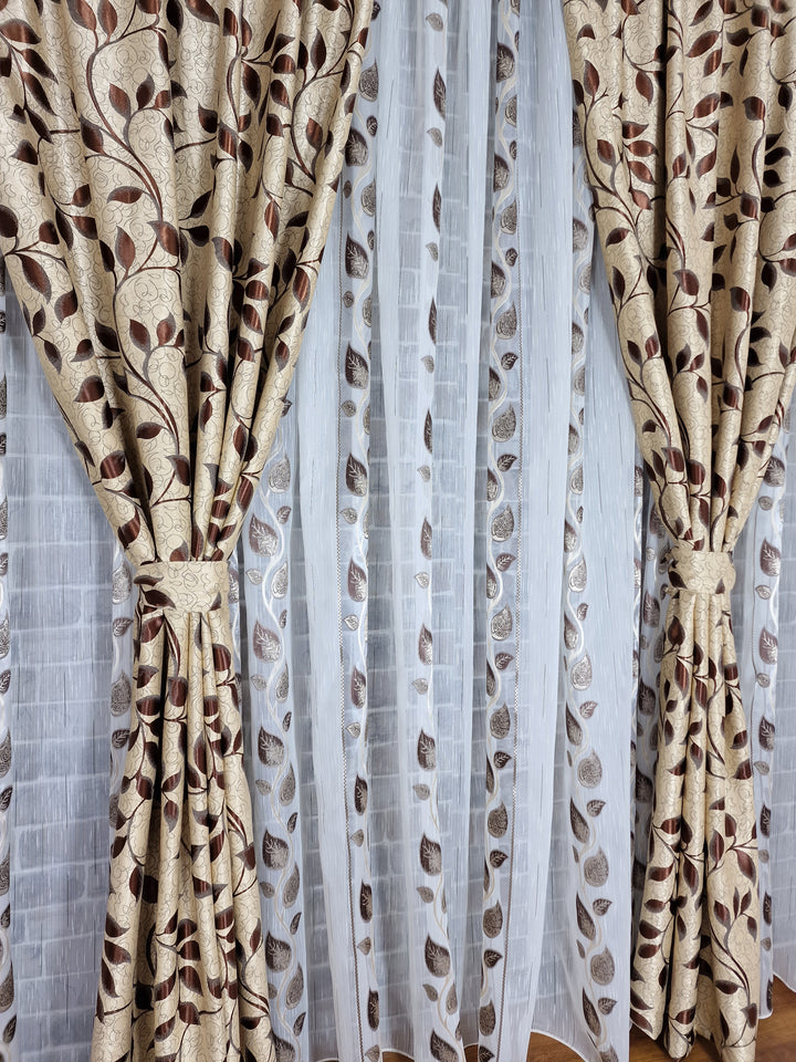 Set Perdea si Draperie Calin - CASABLANCA Set Perdea si Draperie Calin Casa Blanca Curtains & Drapes 330.00 CASABLANCA  CASABLANCA