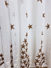 Perdea confectionata din in, material plin ca textura, model steluțe - CASABLANCA Perdea confectionata din in, material plin ca textura, model steluțe Casa Blanca Curtains & Drapes 45.00 CASABLANCA  CASABLANCA