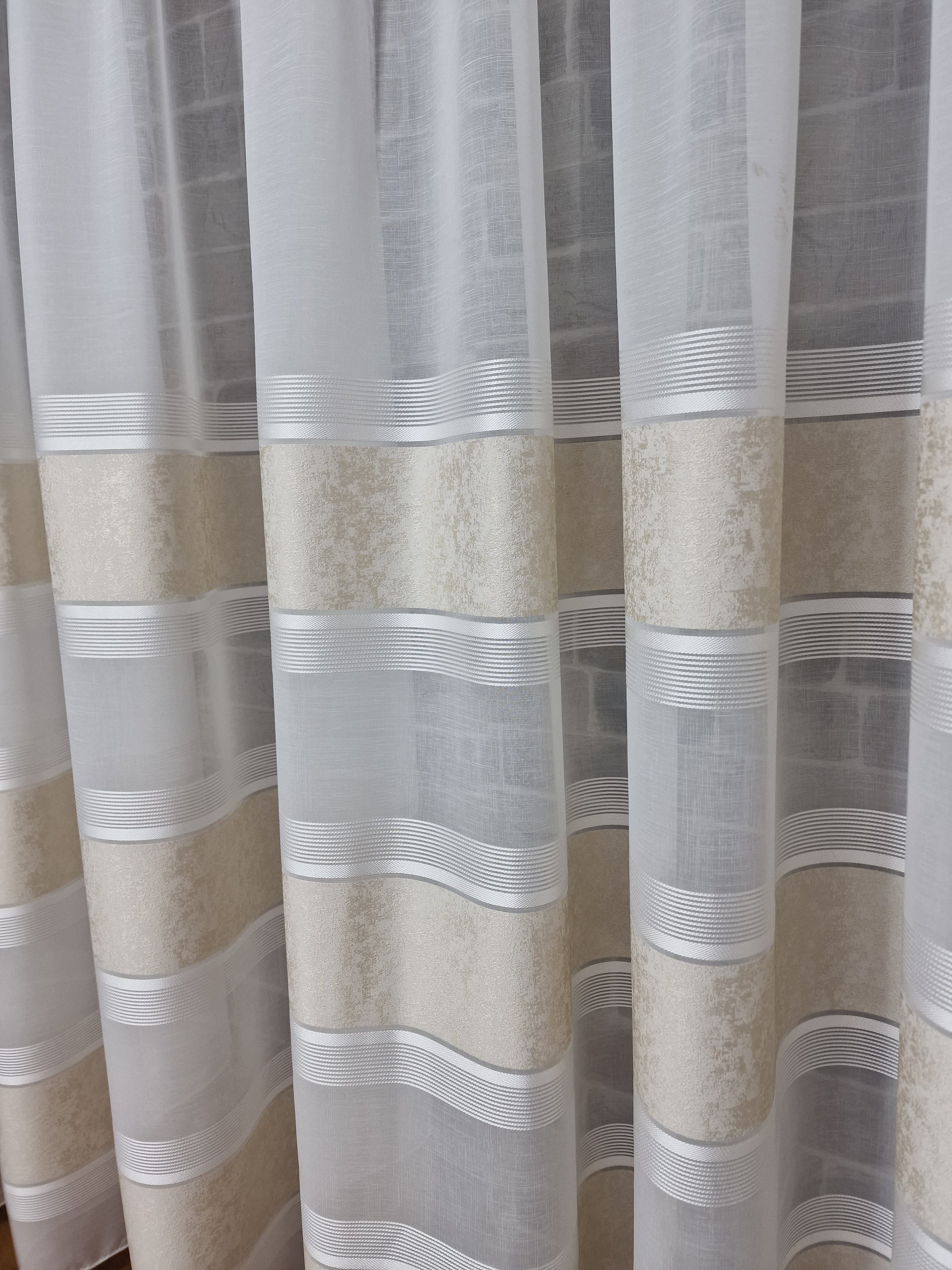 Perdea din in cristal, model Lavinia - CASABLANCA Perdea din in cristal, model Lavinia Casa Blanca Curtains & Drapes 60.00 CASABLANCA  CASABLANCA