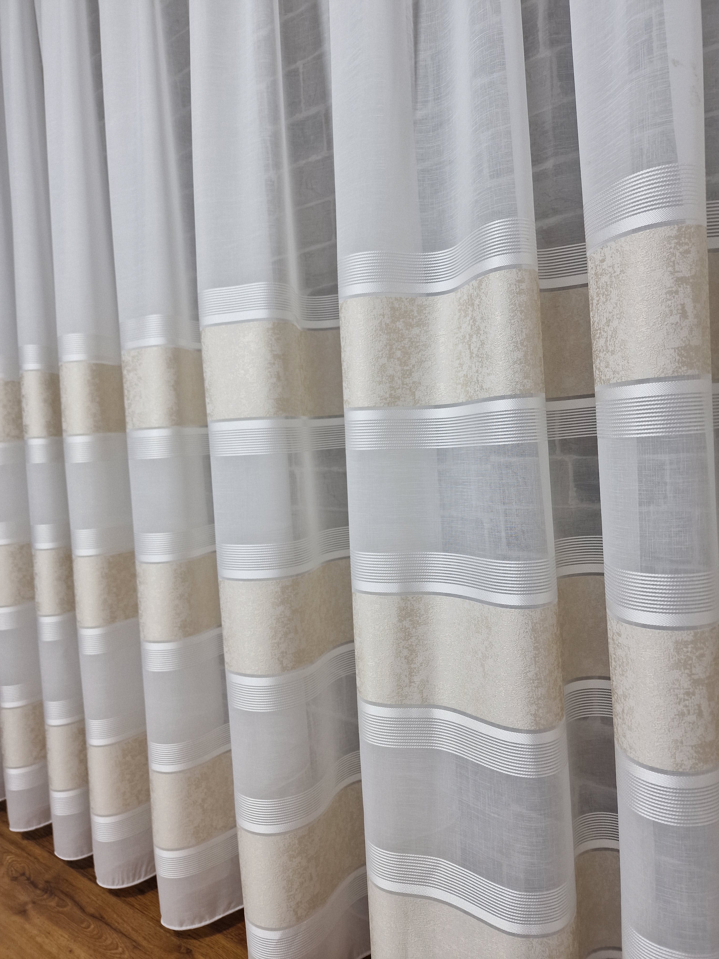 Perdea din in cristal, model Lavinia - CASABLANCA Perdea din in cristal, model Lavinia Casa Blanca Curtains & Drapes 60.00 CASABLANCA  CASABLANCA
