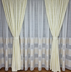 Draperie ivory texturată cu aspect de vopsea decorativă - CASABLANCA Draperie ivory texturată cu aspect de vopsea decorativă Casa Blanca Curtains & Drapes 55.00 CASABLANCA  CASABLANCA