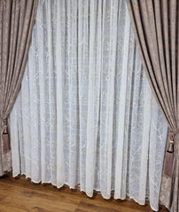 Set perdea din in si draperie tip vopsea decorativă, model Catalina, varianta grej - CASABLANCA Set perdea din in si draperie tip vopsea decorativă, model Catalina, varianta grej CASABLANCA  440.00 CASABLANCA  CASABLANCA