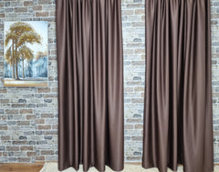 Draperie uni maron intens, 100% blackout - CASABLANCA Draperie uni maron intens, 100% blackout Casa Blanca Curtains & Drapes 50.00 CASABLANCA  CASABLANCA