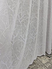 Perdea alba model crenguțe, confecționată din in, material plin ca textura - CASABLANCA Perdea alba model crenguțe, confecționată din in, material plin ca textura Casa Blanca Curtains & Drapes 60.00 CASABLANCA  CASABLANCA