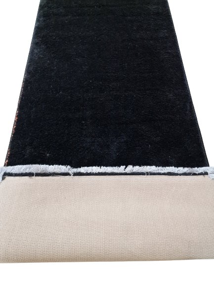 Covor simplu negru 65x180cm - CASABLANCA Covor simplu negru 65x180cm CasaBlanca  86.00 CASABLANCA  CASABLANCA