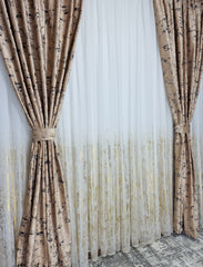 Set complet perdea si draperie, colectia Golden, varianta crem - CASABLANCA Set complet perdea si draperie, colectia Golden, varianta crem CASABLANCA  740.00 CASABLANCA  CASABLANCA