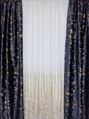 Set complet perdea si draperie, colectia Golden, varianta pe negru - CASABLANCA Set complet perdea si draperie, colectia Golden, varianta pe negru CASABLANCA  740.00 CASABLANCA  CASABLANCA