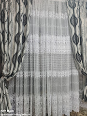 Set perdea si draperie Mari, perfecta pentru camere in tonuri de gri - CASABLANCA Set perdea si draperie Mari, perfecta pentru camere in tonuri de gri Casa Blanca Curtains & Drapes 330.00 CASABLANCA  CASABLANCA