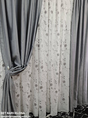 Set perdea si draperie Barcelona - CASABLANCA Set perdea si draperie Barcelona Casa Blanca Curtains & Drapes 350.00 CASABLANCA  CASABLANCA