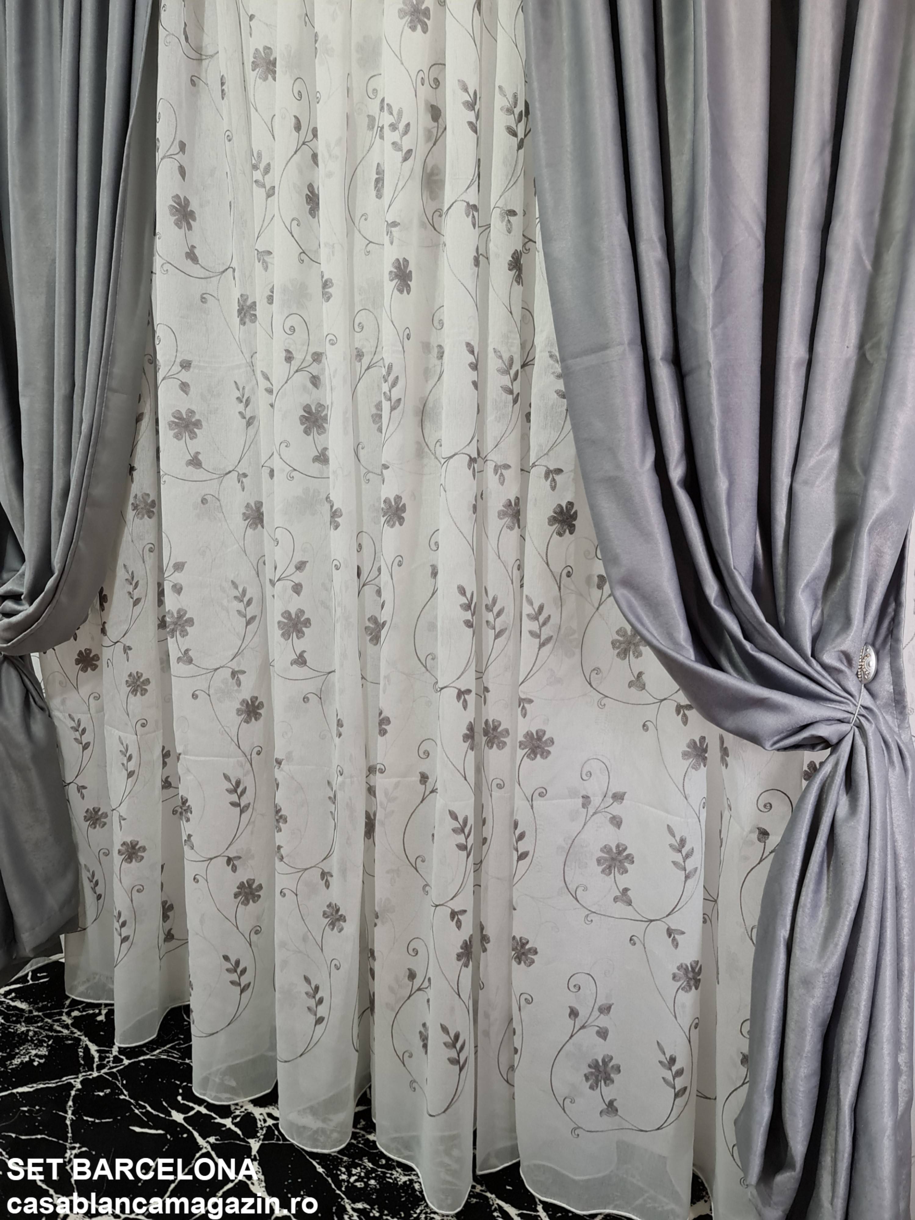 Set perdea si draperie Barcelona - CASABLANCA Set perdea si draperie Barcelona Casa Blanca Curtains & Drapes 350.00 CASABLANCA  CASABLANCA