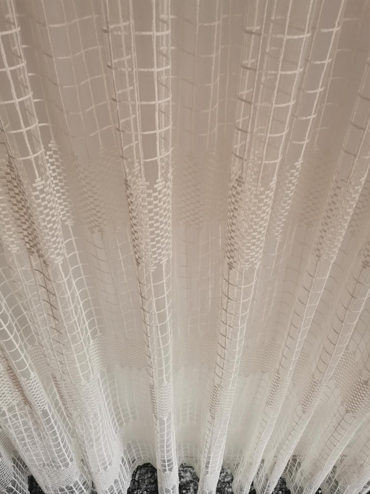 Perdea din tul cu broderie crem - CASABLANCA Perdea din tul cu broderie crem Casa Blanca Curtains & Drapes 85.00 CASABLANCA  CASABLANCA