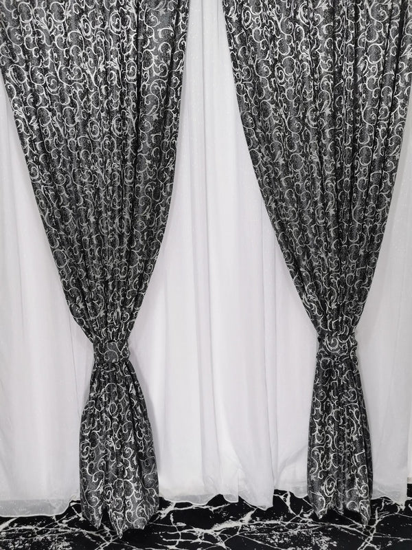 Draperie Soft Serpisor Gri - CASABLANCA Draperie Soft Serpisor Gri Casa Blanca Curtains & Drapes 45.00 CASABLANCA  CASABLANCA